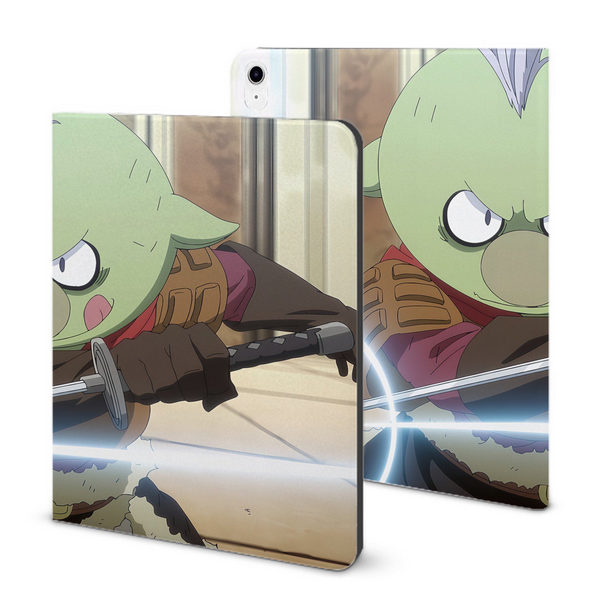 （画像用） 転スラ Regarding Reincarnated to Slime IPad ケース ブック型 PUレザー TPU 耐衝撃 軽量 薄型 ペン収納なし 全面保護 IPad 各モデル対応